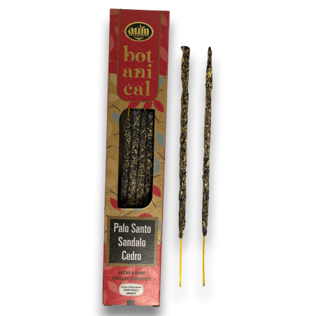 عطر بالو سانتو العضوي وخشب الصندل وبخور الأرز AUM النباتية - 25gr.