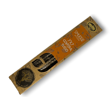 Encens Bio 7X7 Contre Tous les Parfums AUM Bâtonnets de Purification - 25gr.