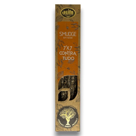 Tamaie Organic 7X7 Against Everything AUM Fragrances Smudge Sticks - 25gr.