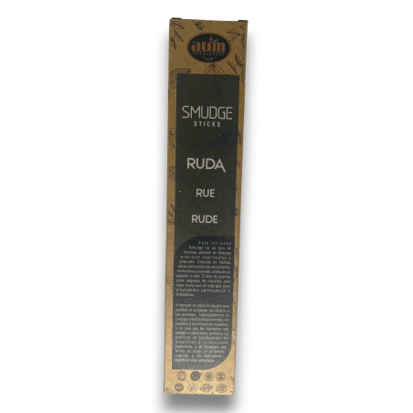 البخور العضوي Rue Arruda AUM العطور اللطخة العصي - 25gr.