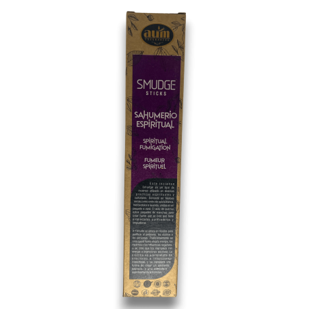 البخور العضوي الروحي المدخن AUM العطور اللطخة العصي - 25gr.