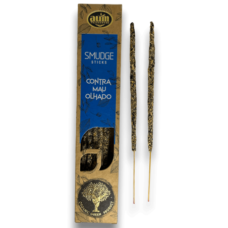 Biologische wierook tegen het boze oog AUM geuren smudge sticks - 25gr.
