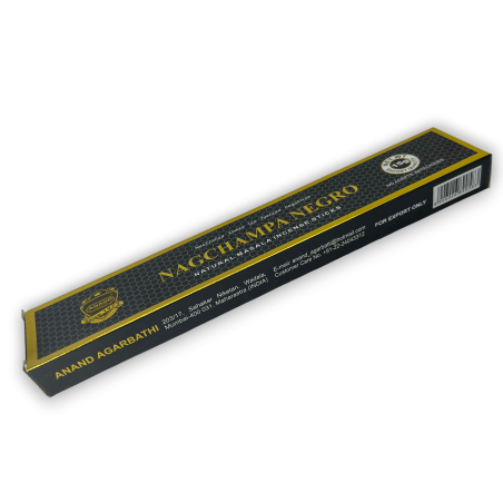 Incienso Black Nag Champa ANAND Nag Champa Negro - 1 cajetilla de 15gr.
