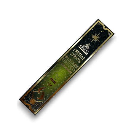 أفينتورين البخور AROMA لطخة البخور كيت كريستال أفينتورين - البخور العصي مع المعادن - 1 مربع من 20gr.