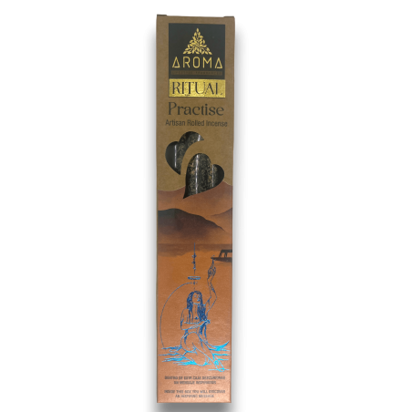Practical Ritual Incense AROMA Ritual Practise - 20 gram box with inspiring message