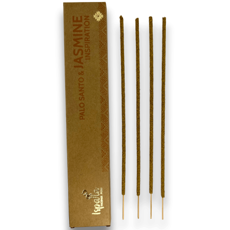 Incenso Palo Santo e Jasmim ISPALLA Inspiration - Incenso Natural e Ecológico fabricado no Peru - 15gr.