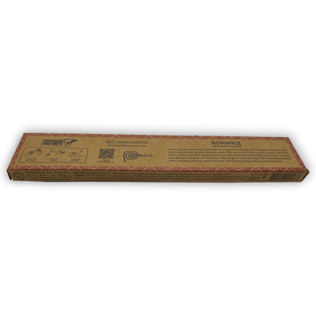 Encens Palo Santo et Rose ISPALLA Romance - Encens Naturel et Bio fabriqué au Pérou - 15gr.
