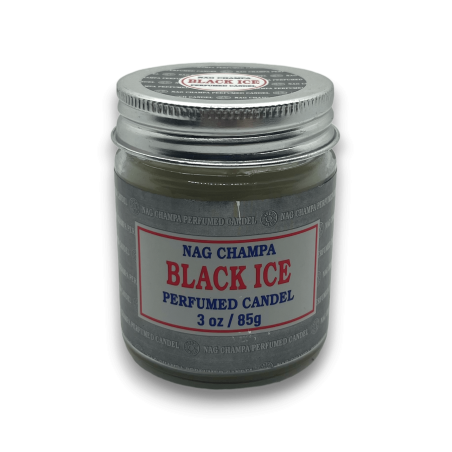 Vela Tarro Black Ice Nag Champa Satya - 85gr. - 24 horas duración