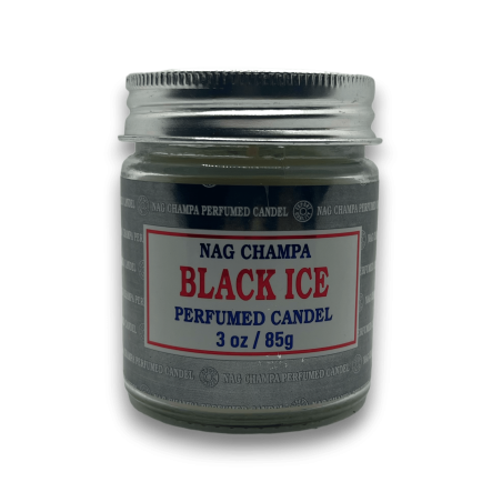 Black Ice Nag Champa Satya Jar Candle - 85gr. - durée 24 heures