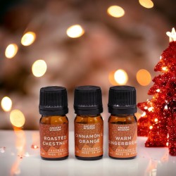 Set mit aromatischen Ölen für Weihnachtsfeiern - 12 x 5ml.