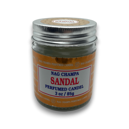 Sandelholz Jar Nag Champa Satya Sandalenkerze - 85gr. - 24 Stunden Dauer
