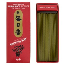Encens Japonais Étoile du Matin Bois de Santal...