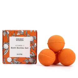 Conjunto de Bombas de Banho de Vitamina C - 4...