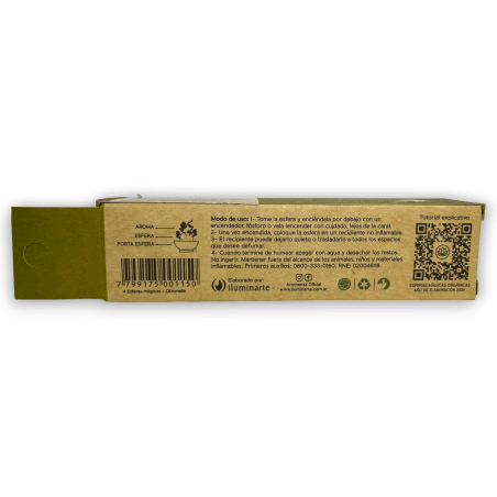 Citronnelle Magic Spheres AROMANZA - Iluminarte Argentina - 4 bombes fumigènes répulsives naturelles pour insectes et moustiques