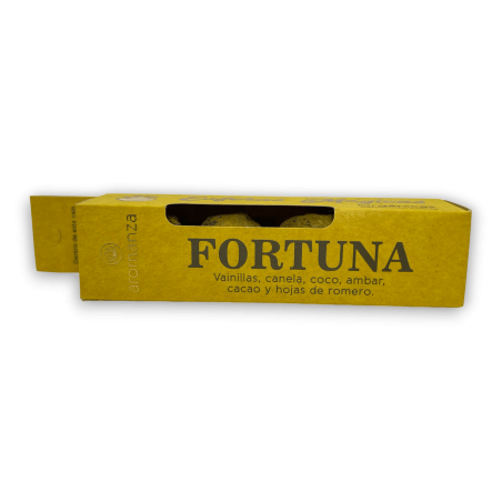Magic Spheres Fortuna AROMANZA - Iluminarte Argentina - 4 puffs of Vanilla, Cinnamon, Coconut, Amber, Cocoa and Rosemary