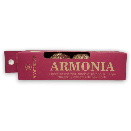 Magical Spheres Harmony AROMANZA - Iluminarte Argentina - 4 żarówki Champa, drzewo sandałowe, paczula, benzoes, piżmo i Palo San