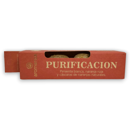 Magic Spheres Purification AROMANZA - Iluminarte Argentina - 4 White Pepper, Red Orange and Orange Peel bombs