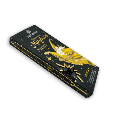 Magic Vanilla Sagours Aromanza Räucherstäbchen - Iluminarte Argentina - 10 handwerklich hergestellte dicke Riegel