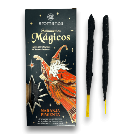 Incenso Magical Sahumerios Orange Pepper Aromanza - Iluminarte Argentina - 10 palitos grossos feitos à mão