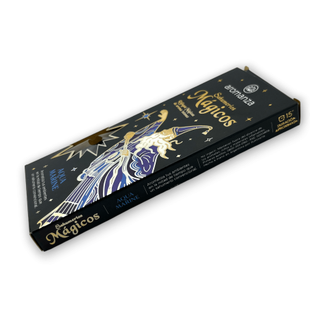 Magic Incense Water Aromanza Incense Aqua Marine - Iluminarte Argentina - 10 artisan thick bars