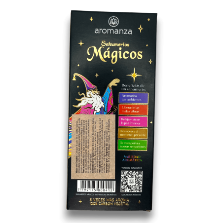 Magiczne Sahumerios Aromatic Variety Aromanza - Iluminarte Argentina - 10 grubych, ręcznie robionych patyczków