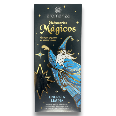 Magic Incense Aromanza Clean Energy Sahumerios - Iluminarte Argentina - 10 artisan thick bars