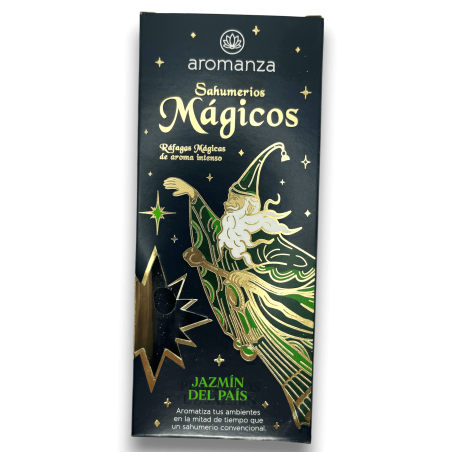 Magischer Jasmin des Landes Aromanza Räucherstäbchen - Iluminarte Argentina - 10 handwerkliche dicke Riegel