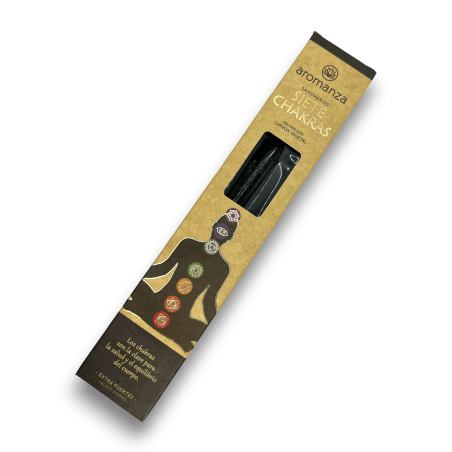 Sahumerios Siete Chakras Aromanza Incense - Iluminarte Argentina - 7 extra strong thick bars