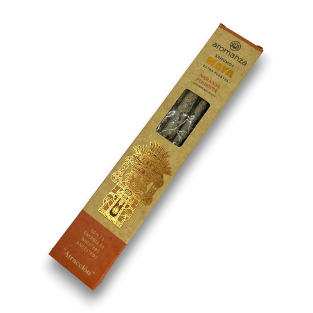 Sahumos Maya Orange Pepper Attraction Aromanza Incense - Iluminarte Argentina - 3 bardzo duże / mocne laski