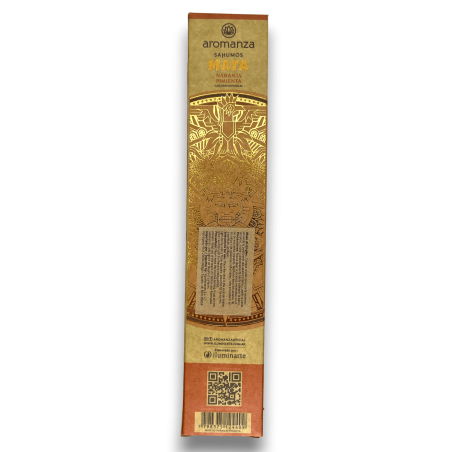 Maya Sahumos Orange Pepper Attraction Aromanza Encens - Iluminarte Argentina - 3 barres extra larges / fortes