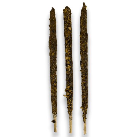 Mayan Sahumos Essences d’Inde avec Encens Palo Santo Humility Aromanza - Iluminarte Argentina - 3 très grandes barres