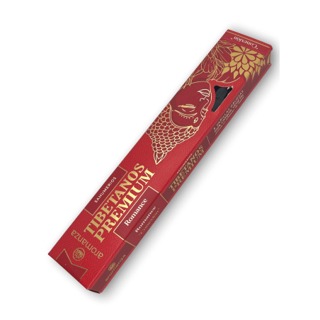 Premium Tibet Räucherstäbchen Romance Connection Aromanza Räucherstäbchen - Iluminarte Argentina - 8 dicke Stäbchen