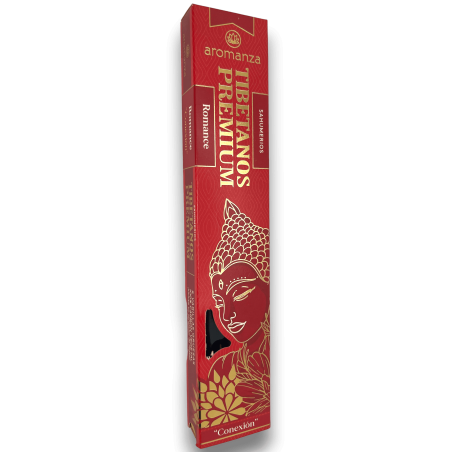 Encens Tibétain Premium Romance Connection Encens Aromanza - Iluminarte Argentina - 8 bâtonnets épais