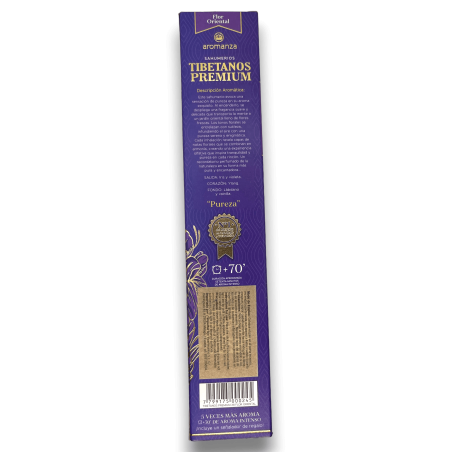 Incenso tibetano premium Fiore orientale Purezza Aromanza Incensi - Iluminarte Argentina - 8 bastoncini spessi