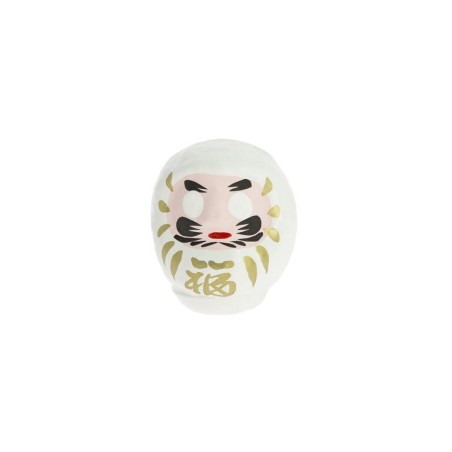 Daruma Blanco Mediano Amor - Tradicional Japón - Muñeco de los propósitos