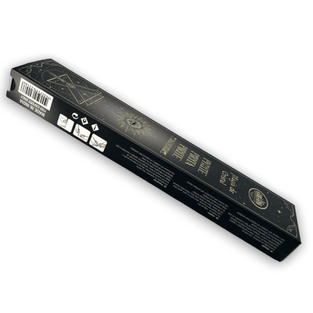 Aum Fragrances Crystal Magic Incenso alla Pirite - Incenso con scatola di cristalli di Pirite - 20gr.