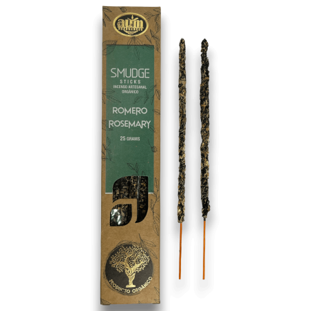 Encens au romarin bio AUM Fragrances Smudge Sticks Alecrim - 25gr.