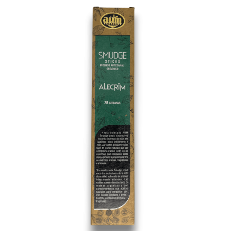 Encens au romarin bio AUM Fragrances Smudge Sticks Alecrim - 25gr.