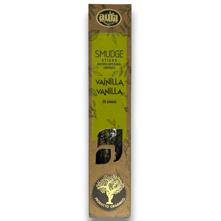 Encens Orgànic Vainilla AUM Fragrances Smudge Sticks - 25gr.