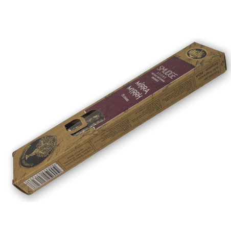 Incenso Orgânico Mirra AUM Fragrâncias Smudge Sticks - 25gr.