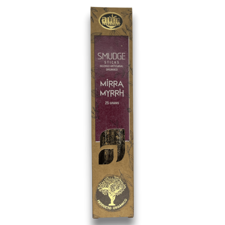 Bio Myrrhe Weihrauch AUM Düfte Räucherstäbchen - 25gr.