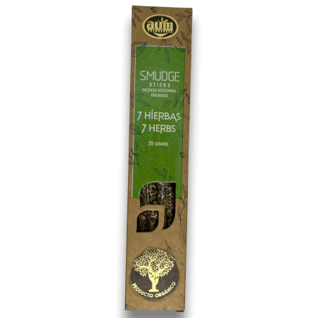 Organiczne kadzidła 7 ziół AUM Fragrances Smudge Sticks - 25gr.