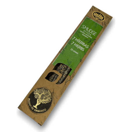 Bio Räucherstäbchen 7 Kräuter AUM Düfte Räucherstäbchen - 25gr.