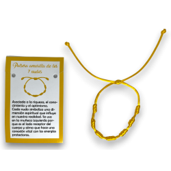 7 Knots Yellow Rope Bracelet - HOSTENATURA...