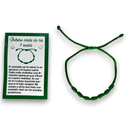 Pulseira Corda Verde 7 Nós - HOSTENATURA Saúde,...