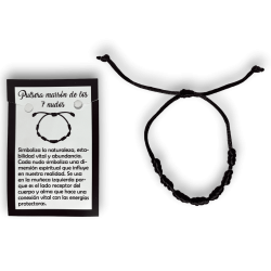 7 Knots Brown Rope Bracelet - HOSTENATURA...