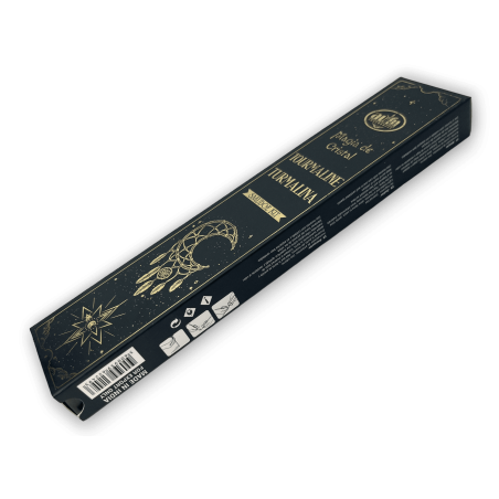 Aum Fragrances Magic Turmaline Räucherstäbchen - Räucherstäbchen mit Turmalin Kristall Box - 20gr.