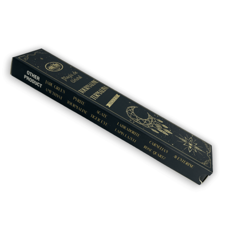 Aum Fragrances Magic Tourmaline Incense - Incense with Tourmaline Crystal Box - 20gr.