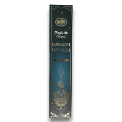 Incienso Lapislázuli Magia de Cristal Aum Fragrances - Incienso con cajita de cristales de Lapislázuli - 20gr.