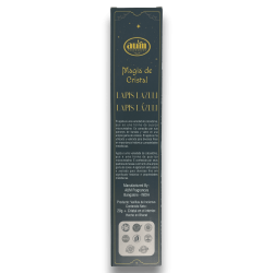 Incienso Lapislázuli Magia de Cristal Aum Fragrances - Incienso con cajita de cristales de Lapislázuli - 20gr.